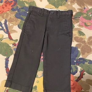 JCrew Crewcuts Toddler Boys size 2T flat front khakis, EUC!